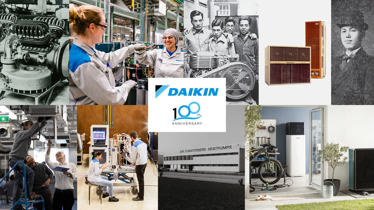 Μπάνερ 100 χρόνια Daikin