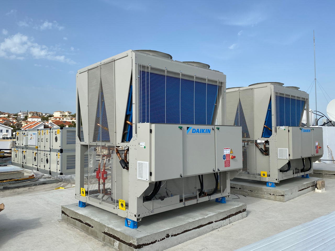 HVAC εγκατεστημένη σε κτίριο